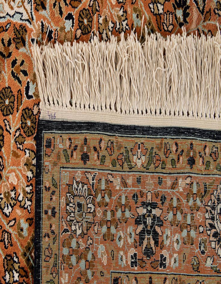 Detail image of  3' 11 x 6' 2  Hand Knotted Kashmir Rug