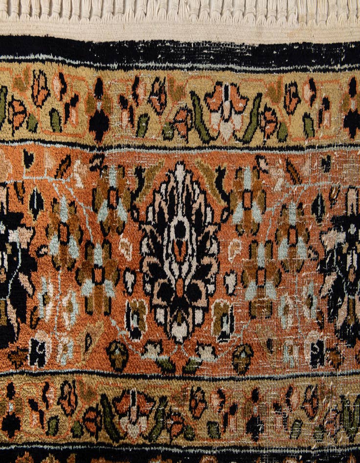 Detail image of  3' 11 x 6' 2  Hand Knotted Kashmir Rug