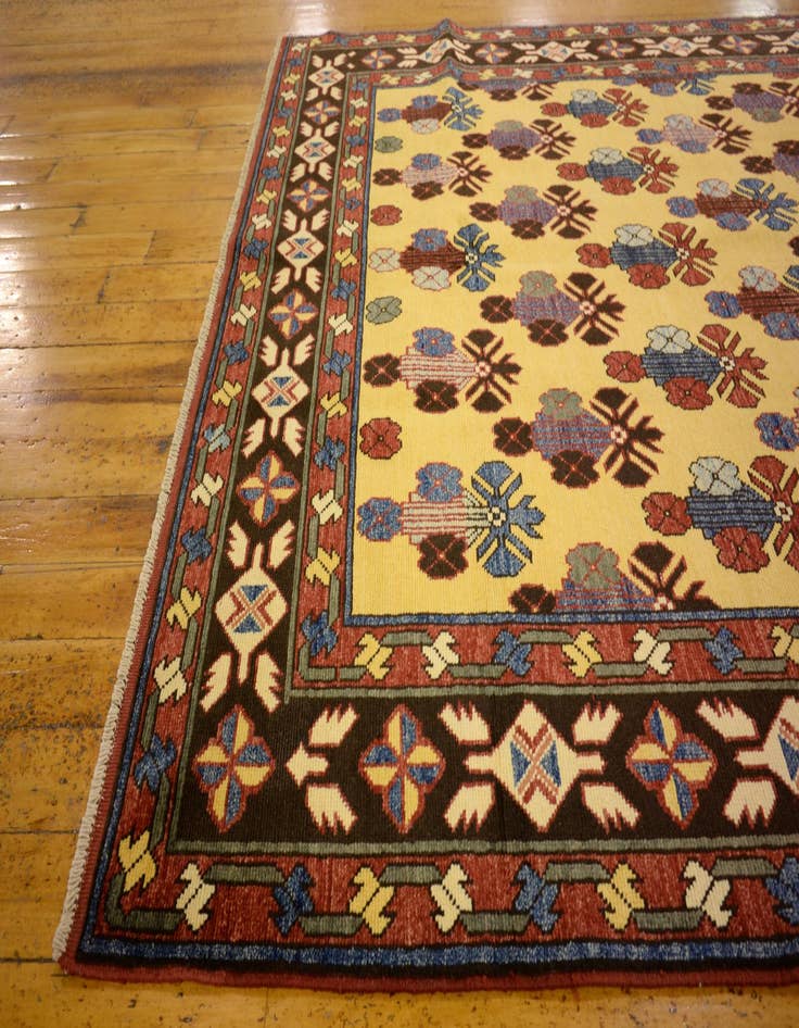 Detail image of  5' 10 x 7' 10  Hand Knotted Kazak Oriental Rug