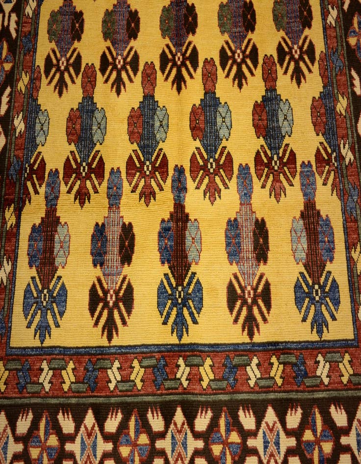 Detail image of  5' 10 x 7' 10  Hand Knotted Kazak Oriental Rug