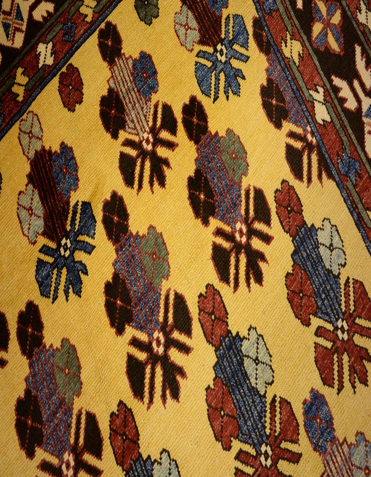 Detail image of  5' 10 x 7' 10  Hand Knotted Kazak Oriental Rug