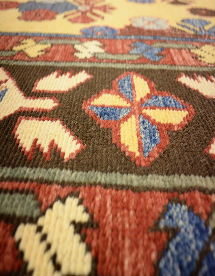 Detail image of  5' 10 x 7' 10  Hand Knotted Kazak Oriental Rug
