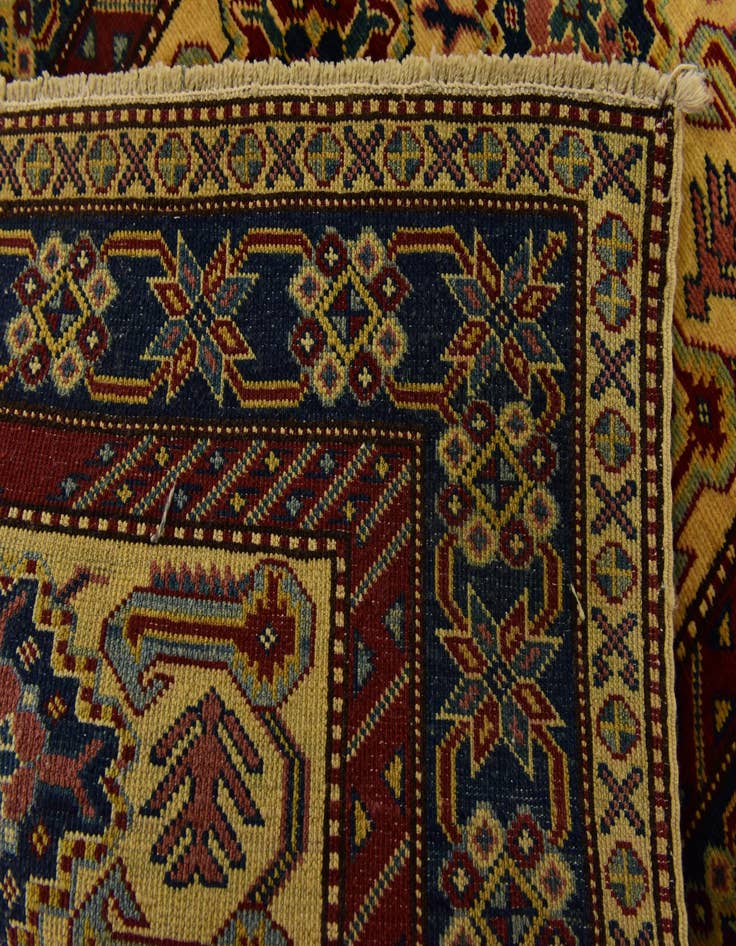 Detail image of  2' 8 x 4' 4  Hand Knotted Kazak Rug