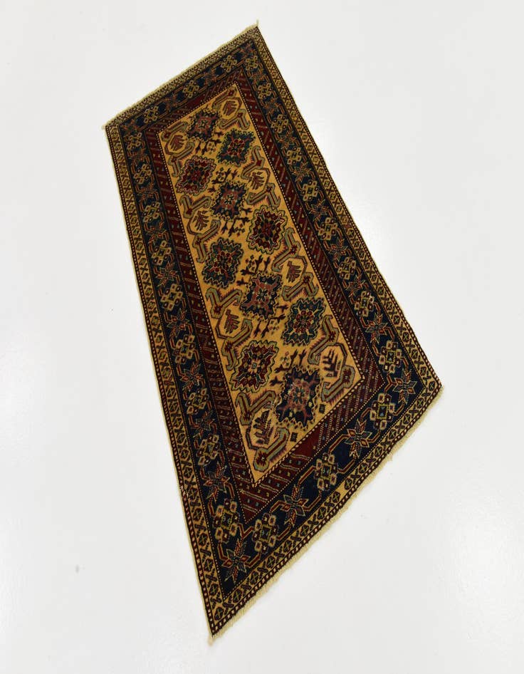 Detail image of  2' 8 x 4' 4  Hand Knotted Kazak Rug