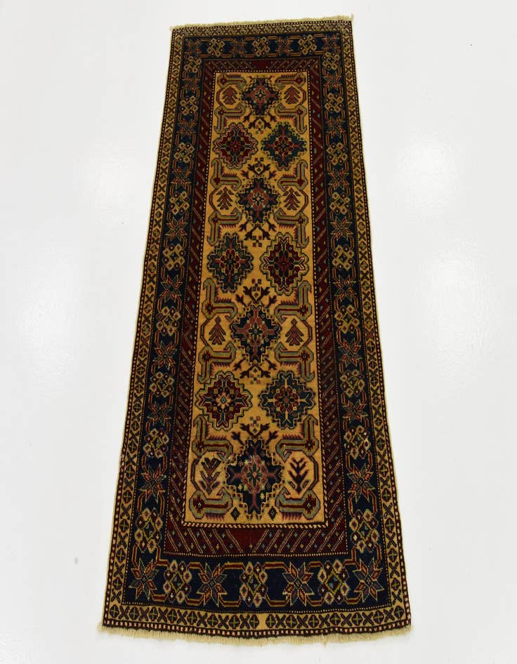 Detail image of  2' 8 x 4' 4  Hand Knotted Kazak Rug