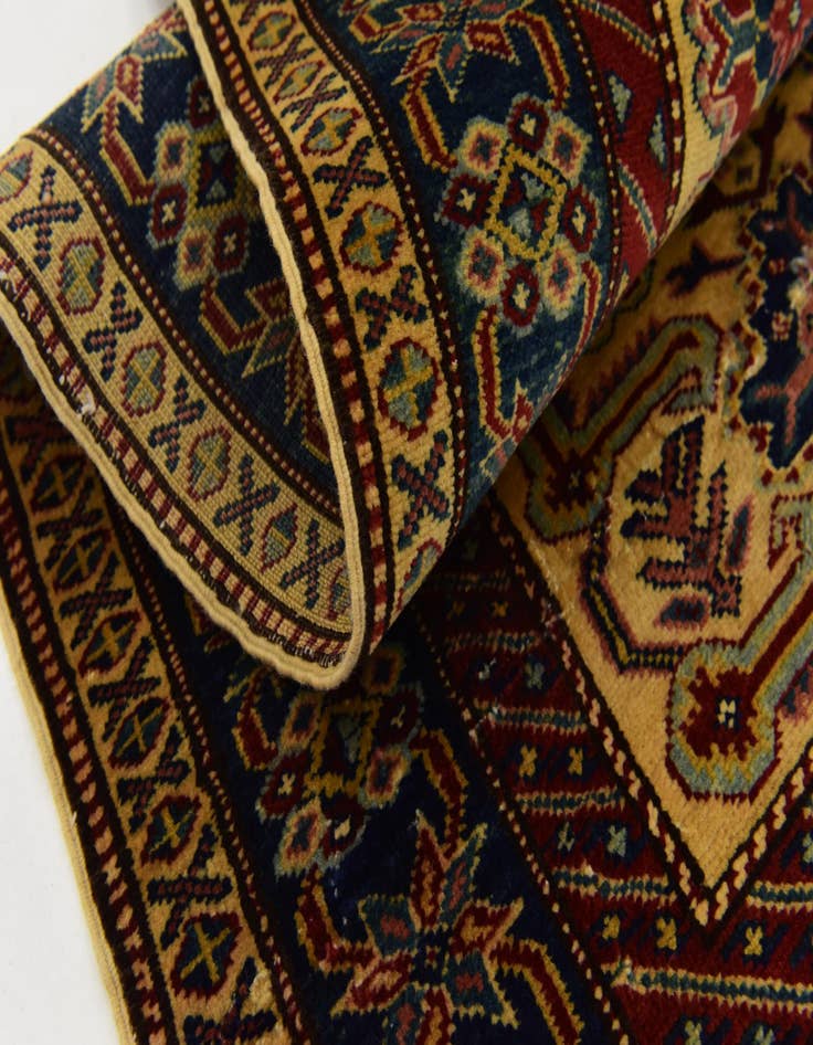 Detail image of  2' 8 x 4' 4  Hand Knotted Kazak Rug