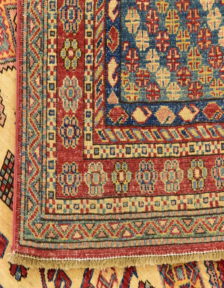 Detail image of  6' x 8' 3  Hand Knotted Kazak Rug