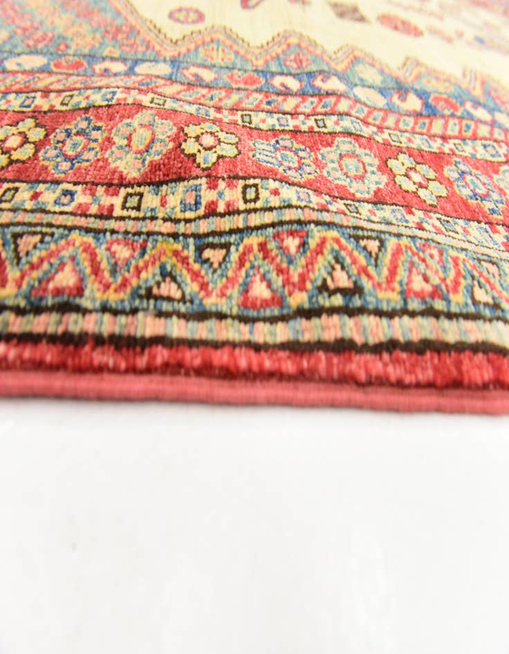 Detail image of  6' x 8' 3  Hand Knotted Kazak Rug