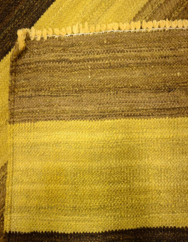 Detail image of  5' 3 x 6' 9  Hand Woven Kilim Afghan Wool Rug