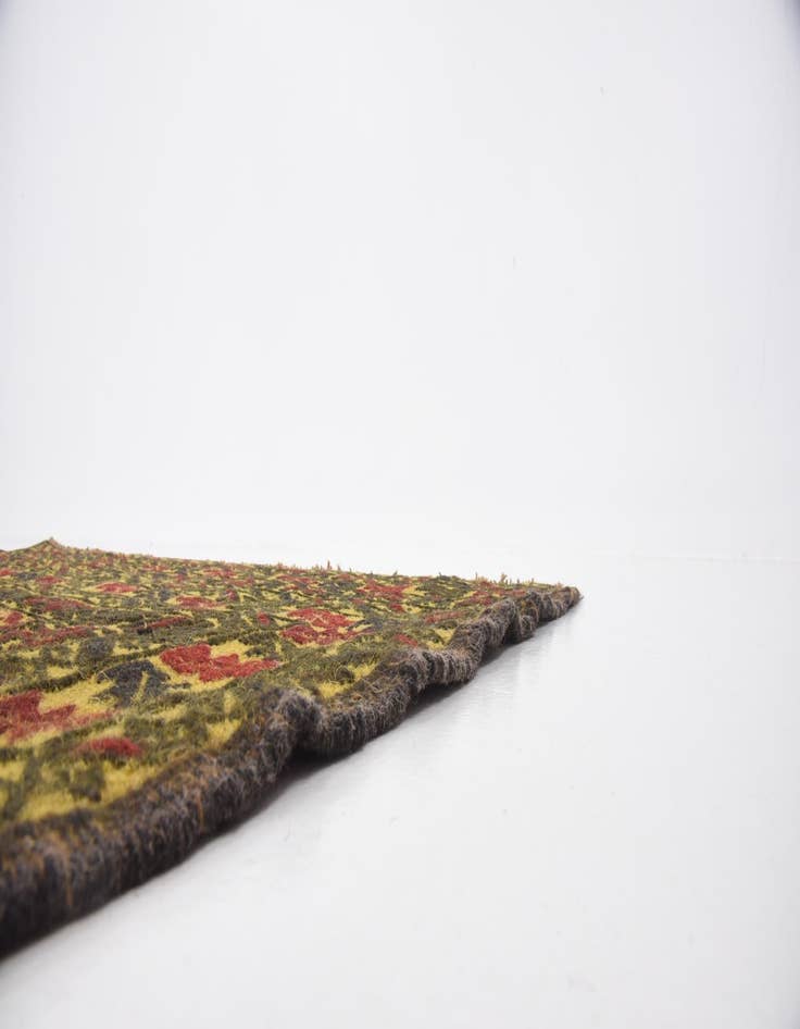 Detail image of  3' 10 x 6'  Hand Woven Kilim Afghan Wool Rug