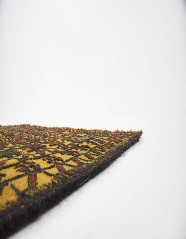 Detail image of  4' x 6' 7  Hand Woven Kilim Afghan Wool Rug