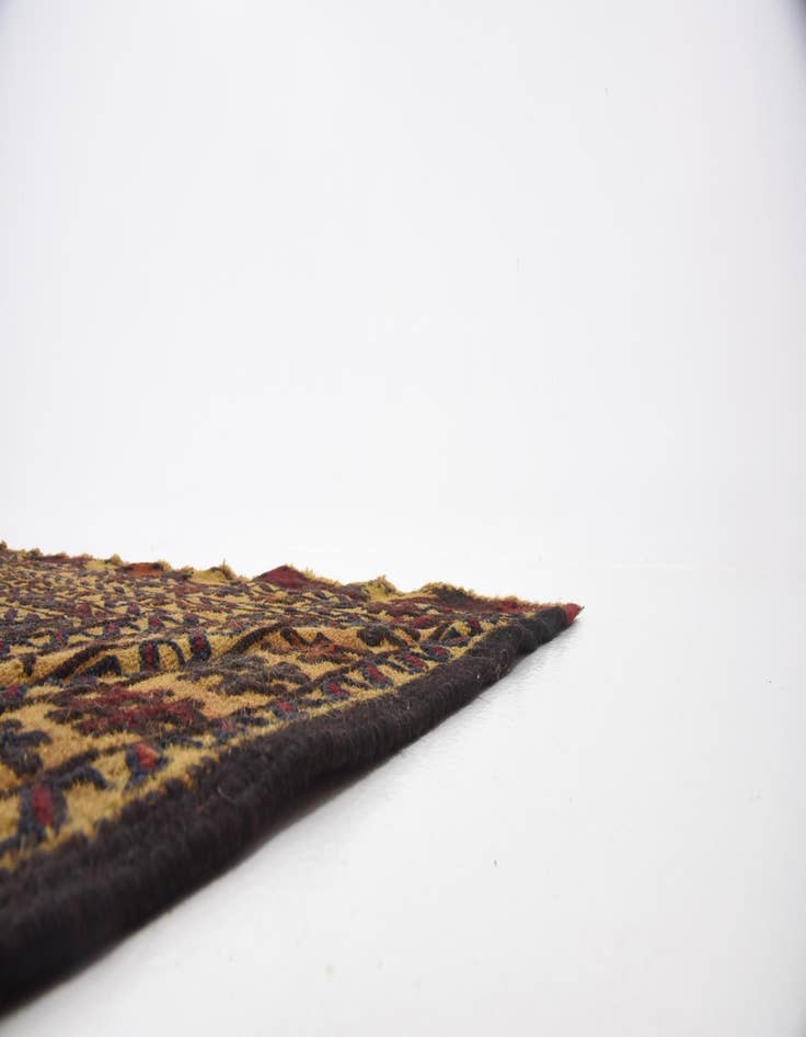 Detail image of  4' 2 x 6' 2  Hand Woven Kilim Afghan Wool Rug