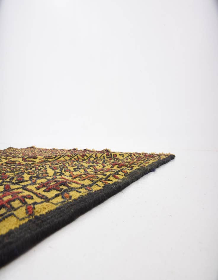 Detail image of  4' x 6' 2  Hand Woven Kilim Afghan Wool Rug