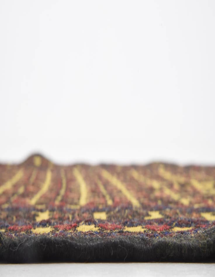 Detail image of  4' 2 x 6'  Hand Woven Kilim Afghan Wool Rug