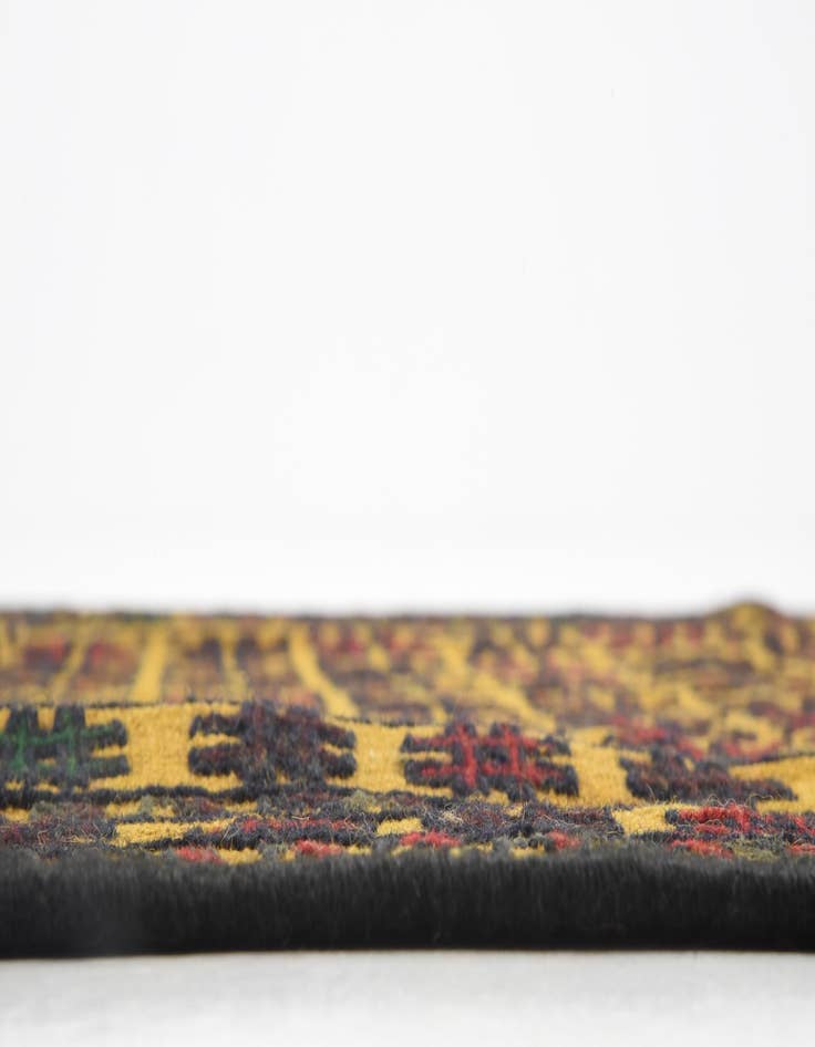 Detail image of  3' 10 x 6' 2  Hand Woven Kilim Afghan Wool Rug