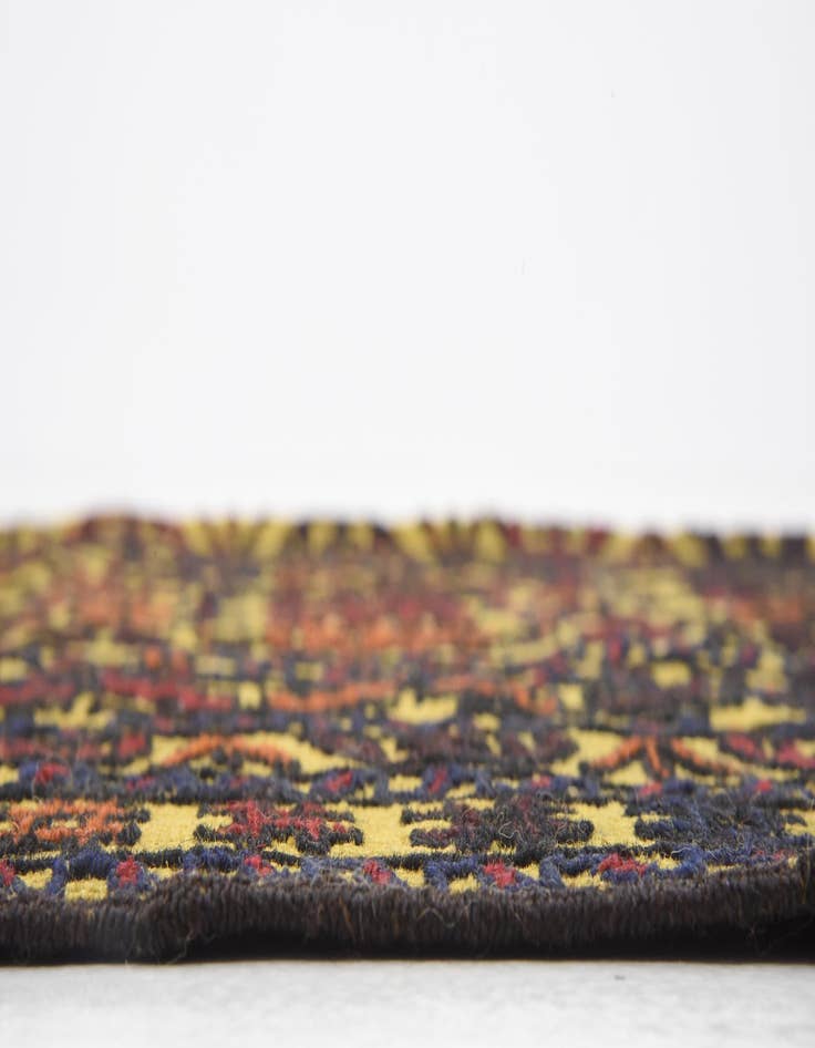 Detail image of  4' 2 x 6' 4  Hand Woven Kilim Afghan Wool Rug