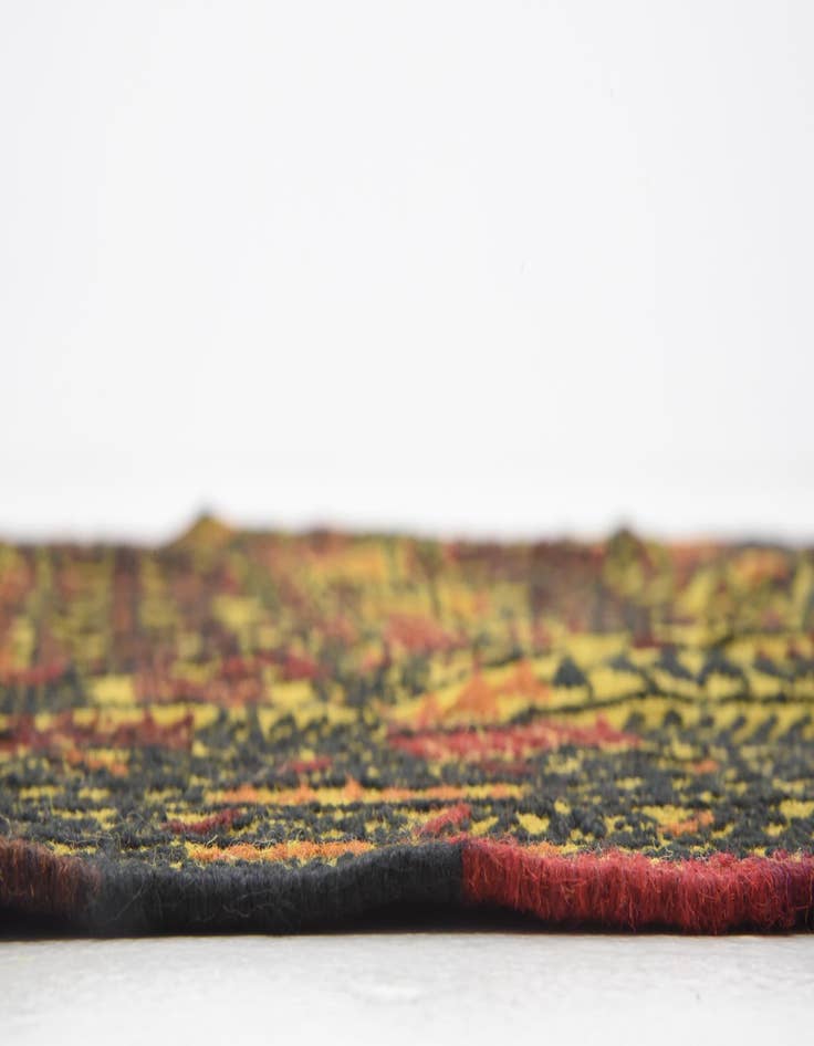 Detail image of  3' 8 x 6'  Hand Woven Kilim Afghan Wool Rug