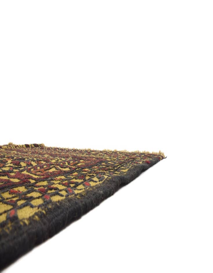 Detail image of  4' 2 x 6' 2  Hand Woven Kilim Afghan Wool Rug