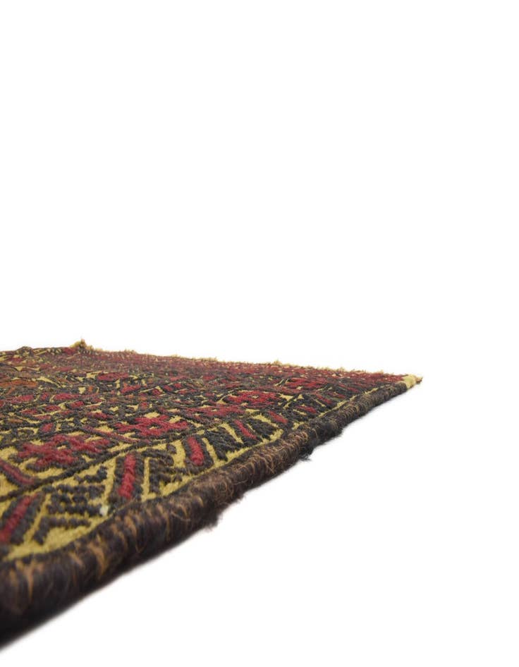 Detail image of 3' 9 x 6' 2 Hand Woven Kilim Afghan Wool Rug