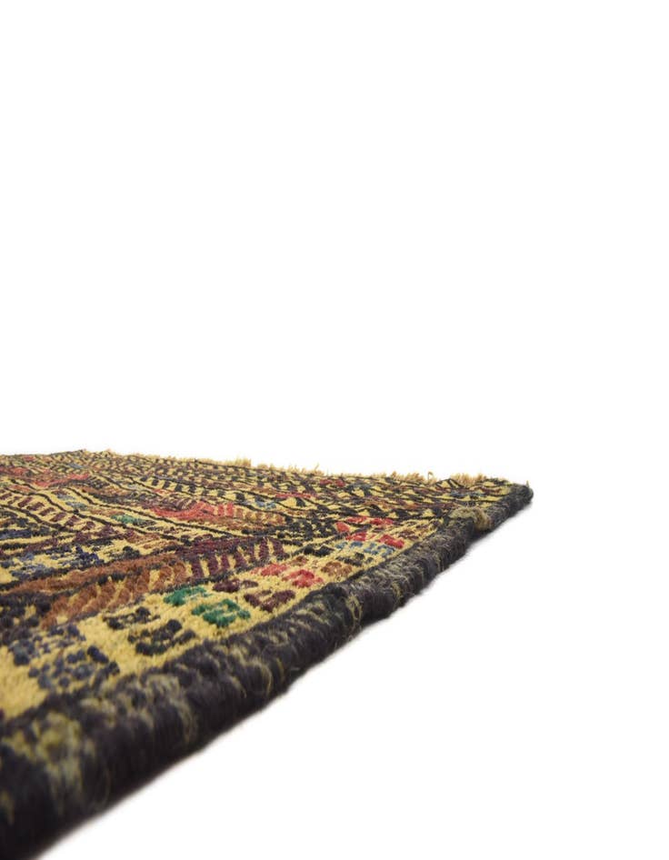 Detail image of  3' 10 x 6' 2  Hand Woven Kilim Afghan Wool Rug