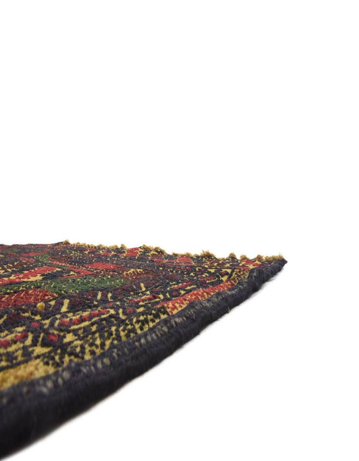 Detail image of  3' 5 x 5' 9  Hand Woven Kilim Afghan Wool Rug