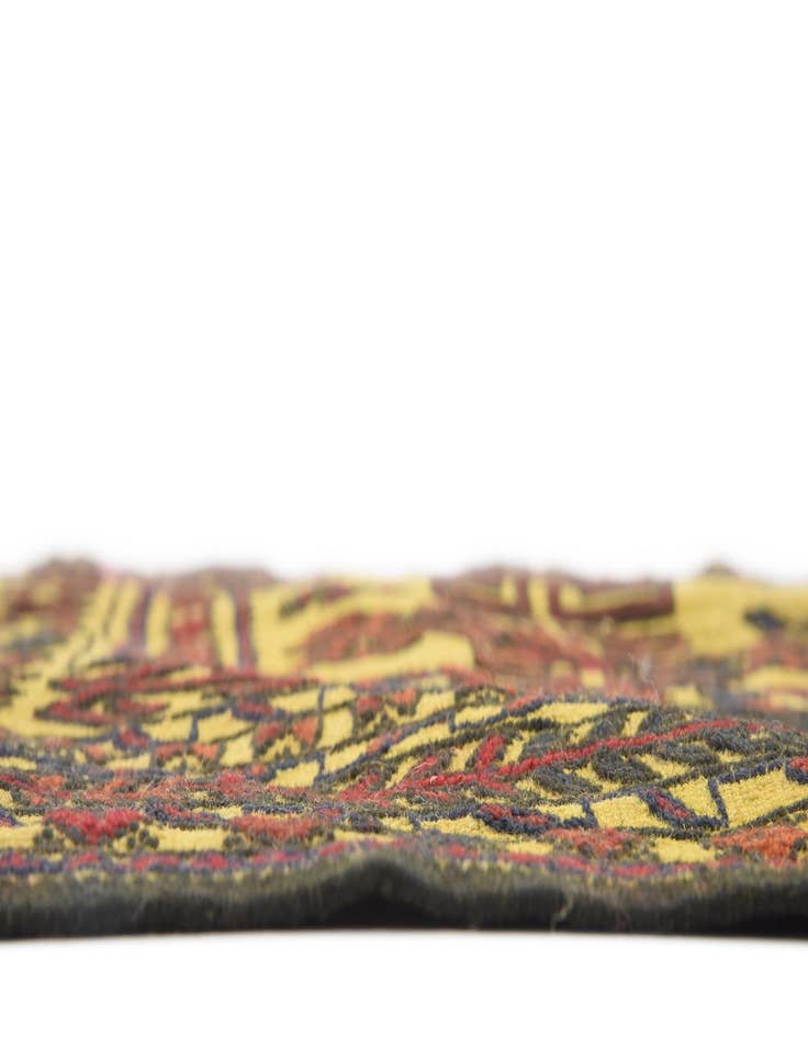 Detail image of  3' 10 x 5' 10  Hand Woven Kilim Afghan Wool Rug