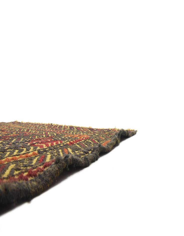 Detail image of  4' 5 x 6' 5  Hand Woven Kilim Afghan Wool Rug