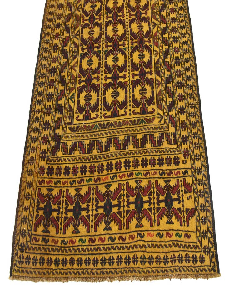 Detail image of  4' 3 x 6' 2  Hand Woven Kilim Afghan Wool Rug