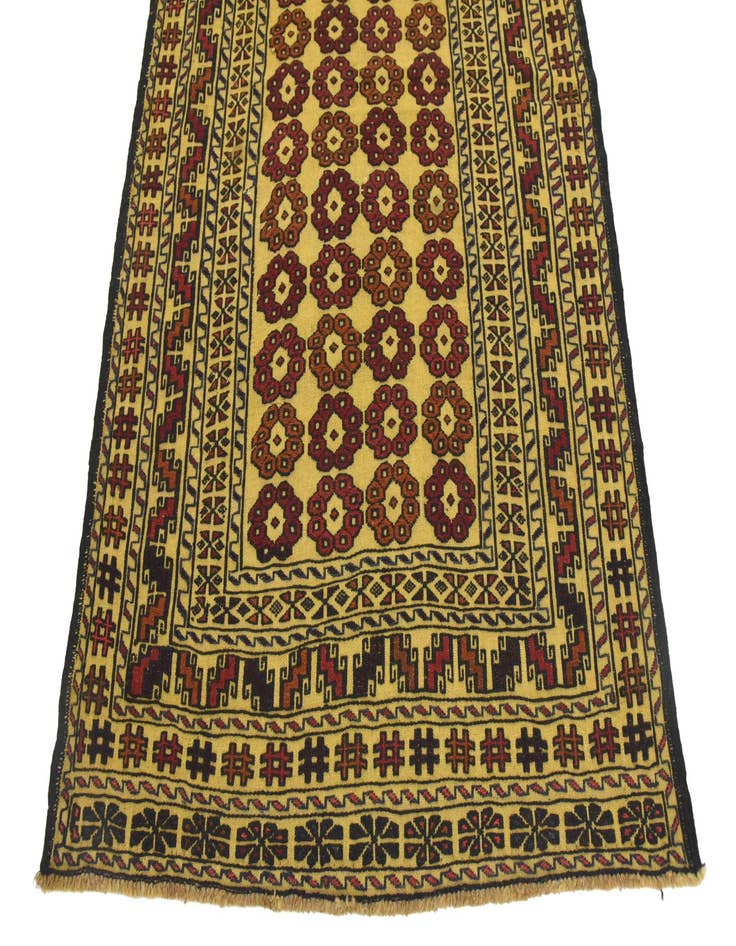 Detail image of  4' x 6'  Hand Woven Kilim Afghan Wool Rug