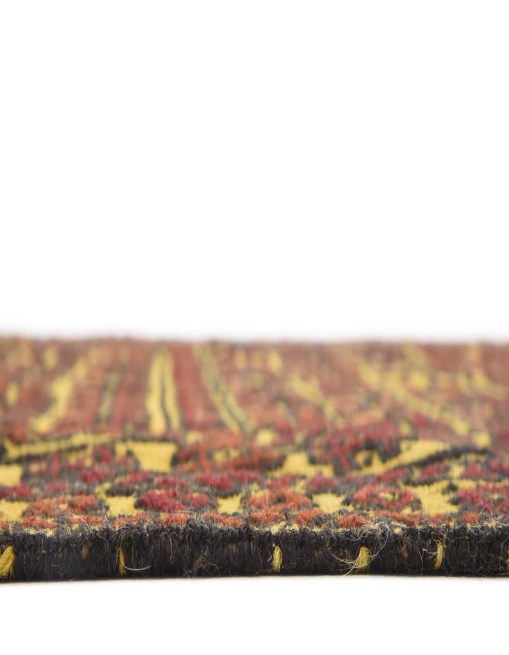 Detail image of  3' 9 x 6' 8  Hand Woven Kilim Afghan Wool Rug