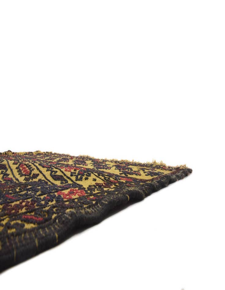 Detail image of  4' 3 x 6'  Hand Woven Kilim Afghan Wool Rug