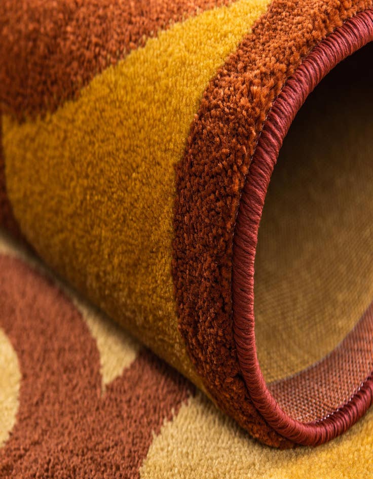 Detail image of  5' 3 x 7' 7 Lattice Rug