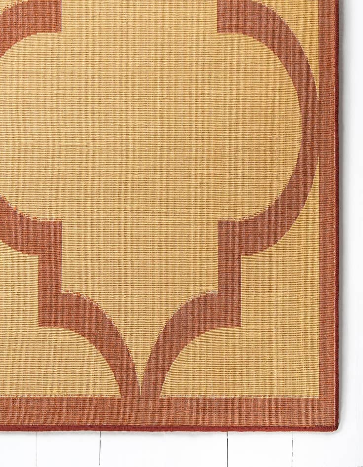 Detail image of  5' 3 x 7' 7 Lattice Rug