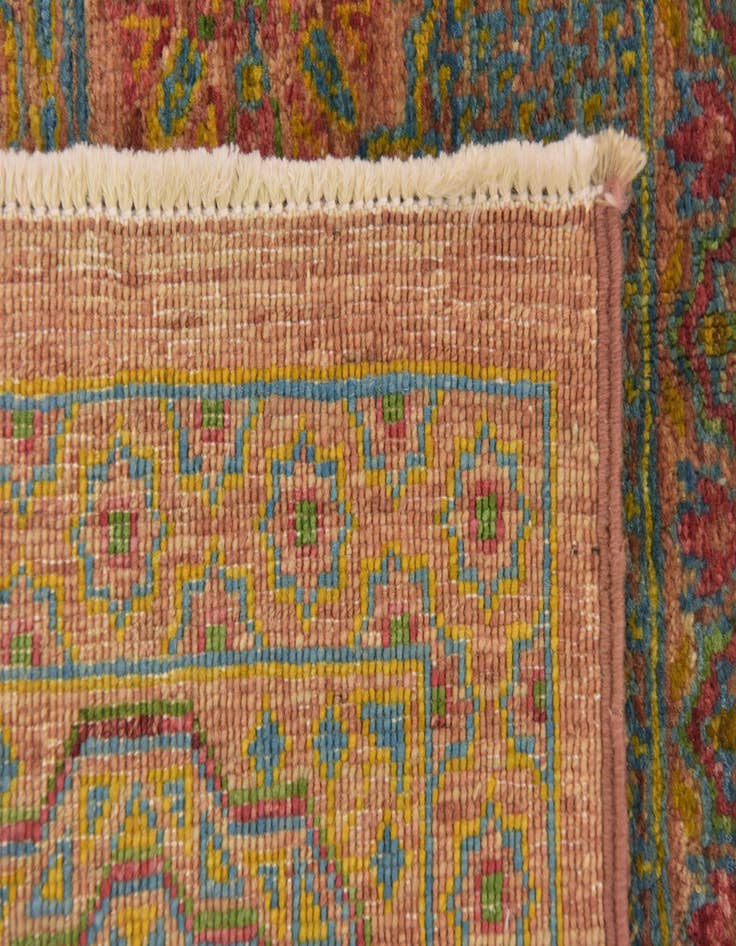 Detail image of  5' 6 x 7' 7  Hand Knotted Mamluk Ziegler Rug