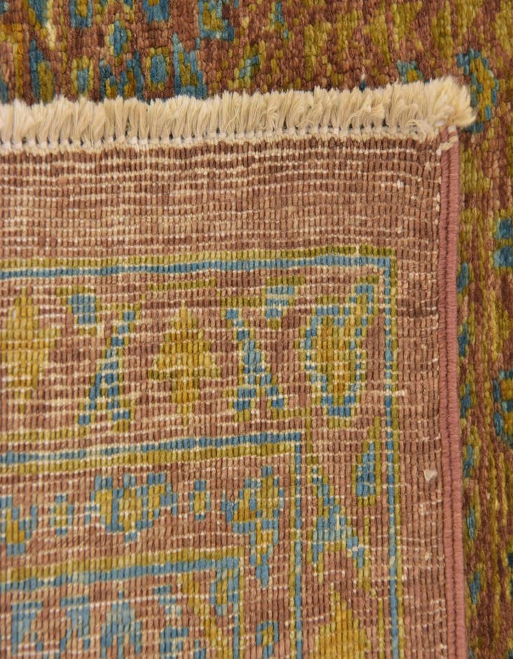 Detail image of  5' 6 x 7' 9  Hand Knotted Mamluk Ziegler Oriental Rug