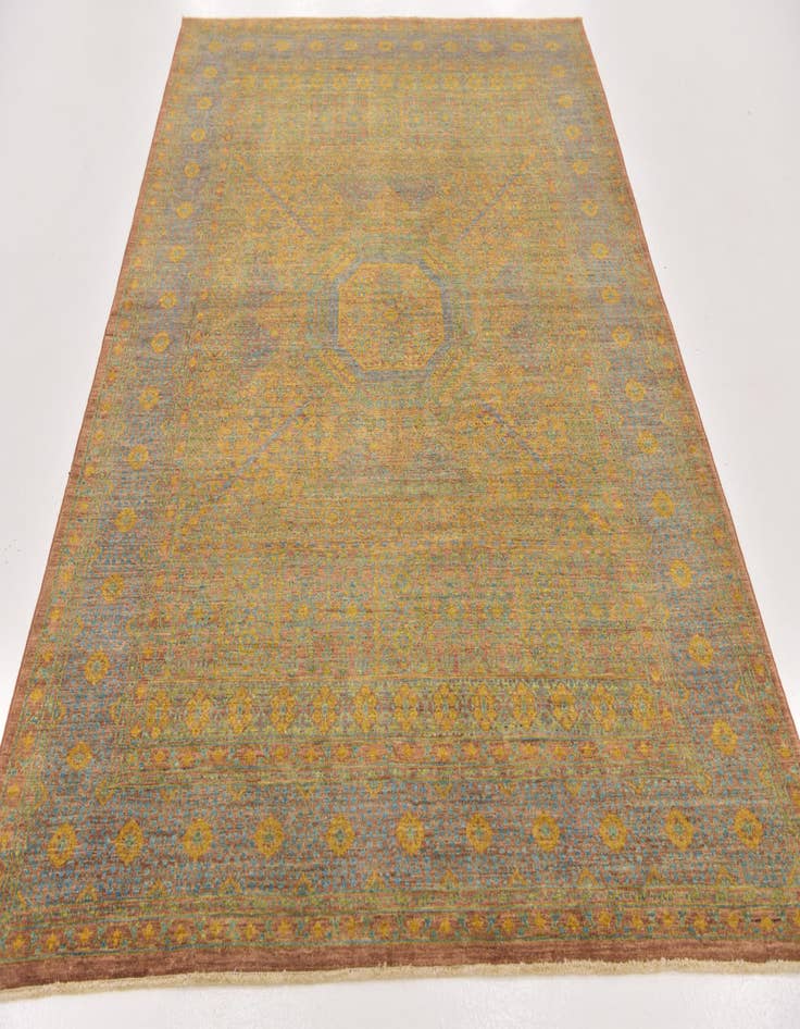 Detail image of  5' 6 x 7' 9  Hand Knotted Mamluk Ziegler Oriental Rug