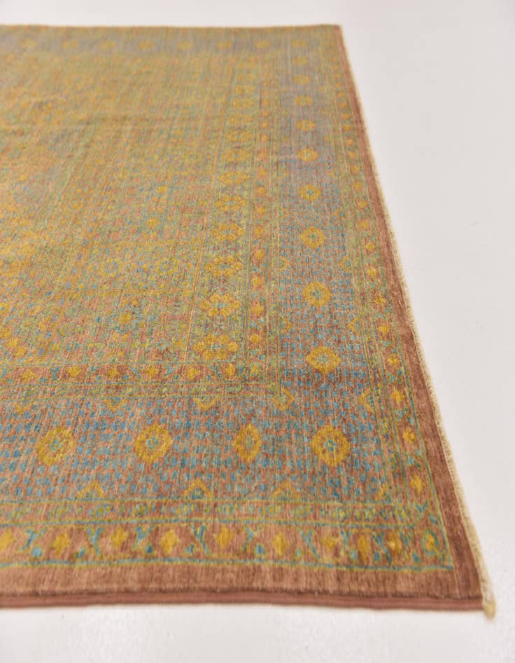 Detail image of  5' 6 x 7' 9  Hand Knotted Mamluk Ziegler Oriental Rug