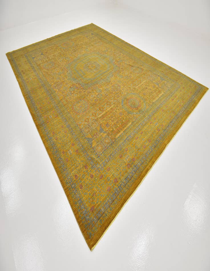 Detail image of  10' x 13' 8  Hand Knotted Mamluk Ziegler Oriental Rug