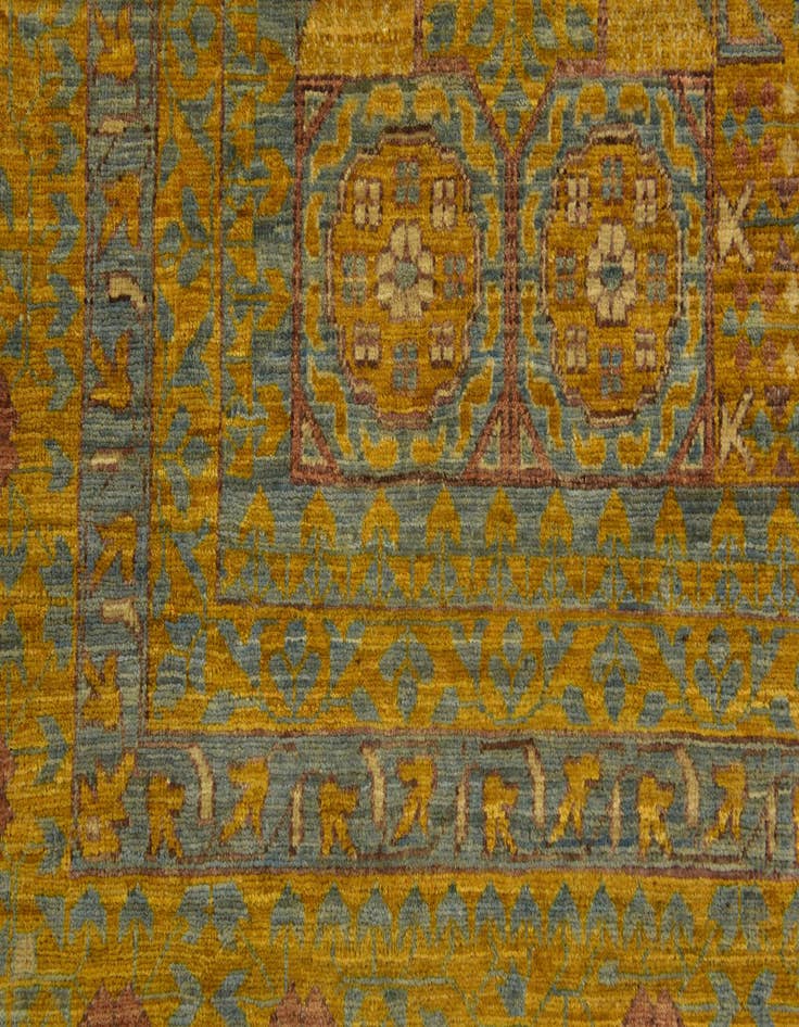 Detail image of  10' x 13' 8  Hand Knotted Mamluk Ziegler Oriental Rug