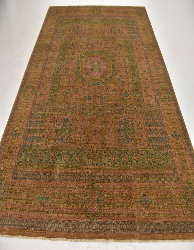 Detail image of  8' x 9' 9  Hand Knotted Mamluk Ziegler Oriental Rug