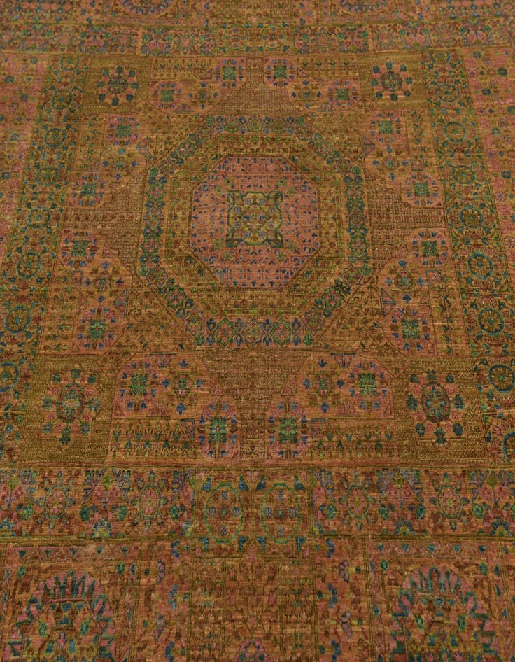 Detail image of  8' x 9' 9  Hand Knotted Mamluk Ziegler Oriental Rug