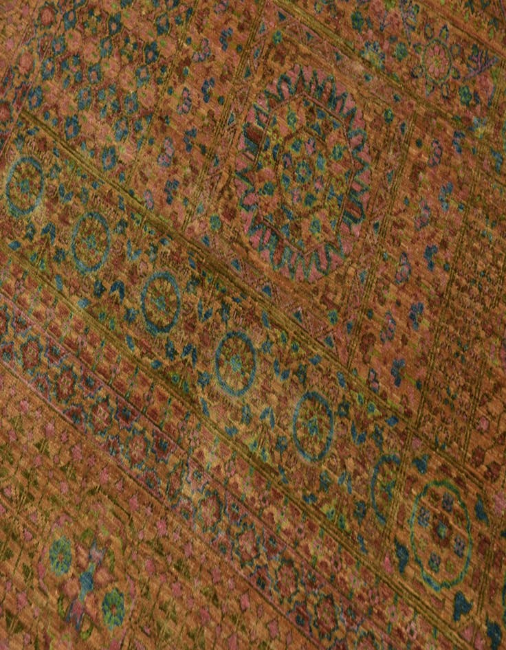 Detail image of  8' x 9' 9  Hand Knotted Mamluk Ziegler Oriental Rug