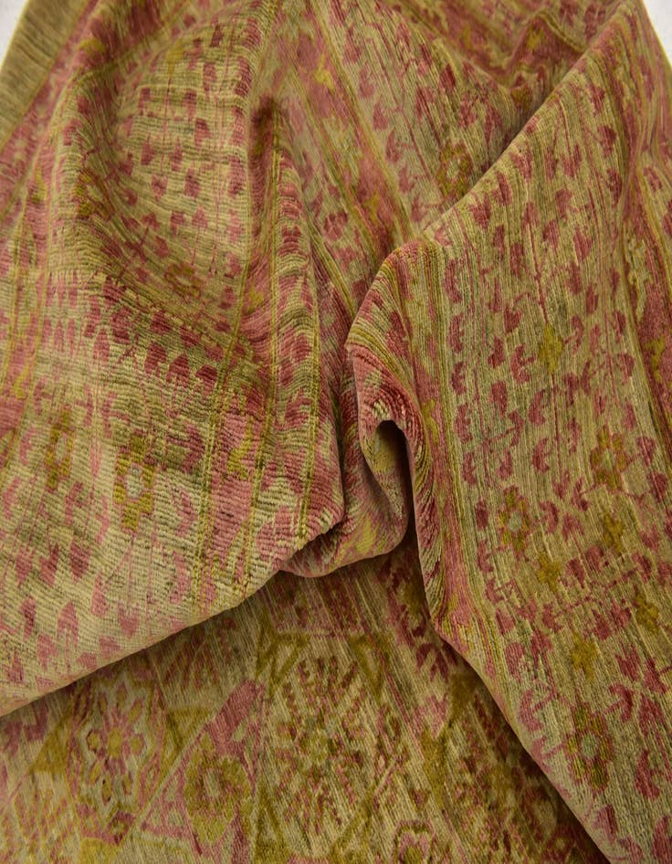 Detail image of  9' x 12' 2  Hand Knotted Mamluk Ziegler Oriental Rug