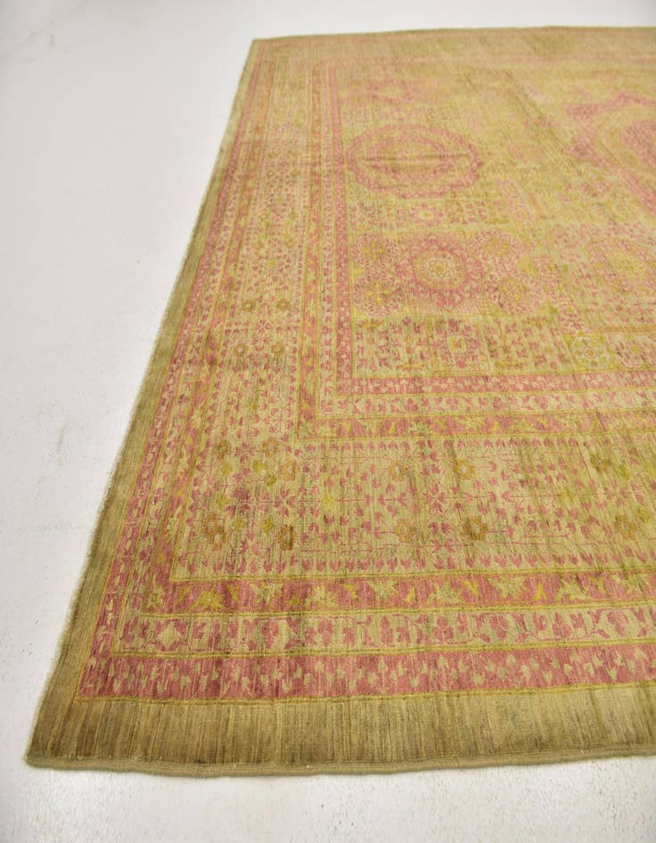 Detail image of  9' x 12' 2  Hand Knotted Mamluk Ziegler Oriental Rug