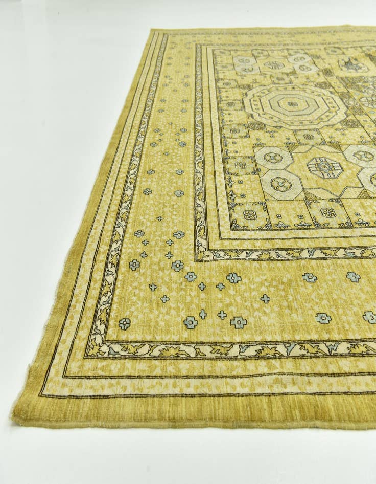 Detail image of  10' 2 x 14' 1  Hand Knotted Mamluk Ziegler Rug