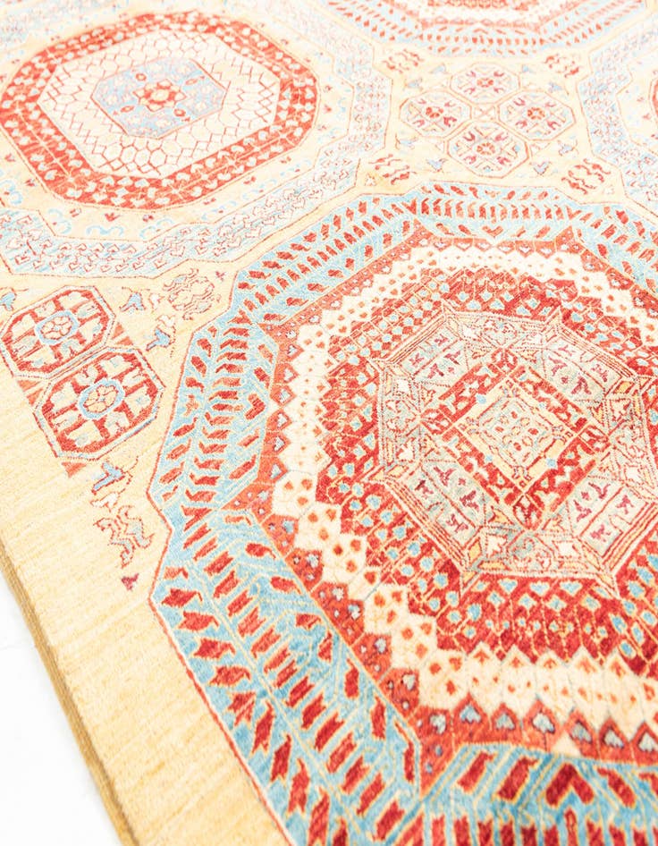 Detail image of  8' 5 x 11' 4  Hand Knotted Mamluk Ziegler Rug