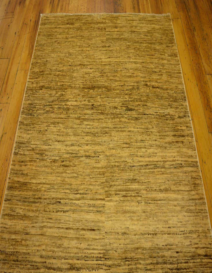 Detail image of 3' 11 x 5' 10 Hand Knotted Modern Ziegler Oriental Rug