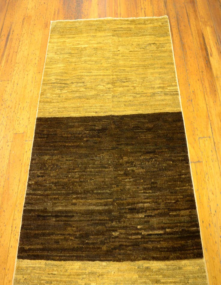 Detail image of  3' 2 x 4' 9  Hand Knotted Modern Ziegler Oriental Rug