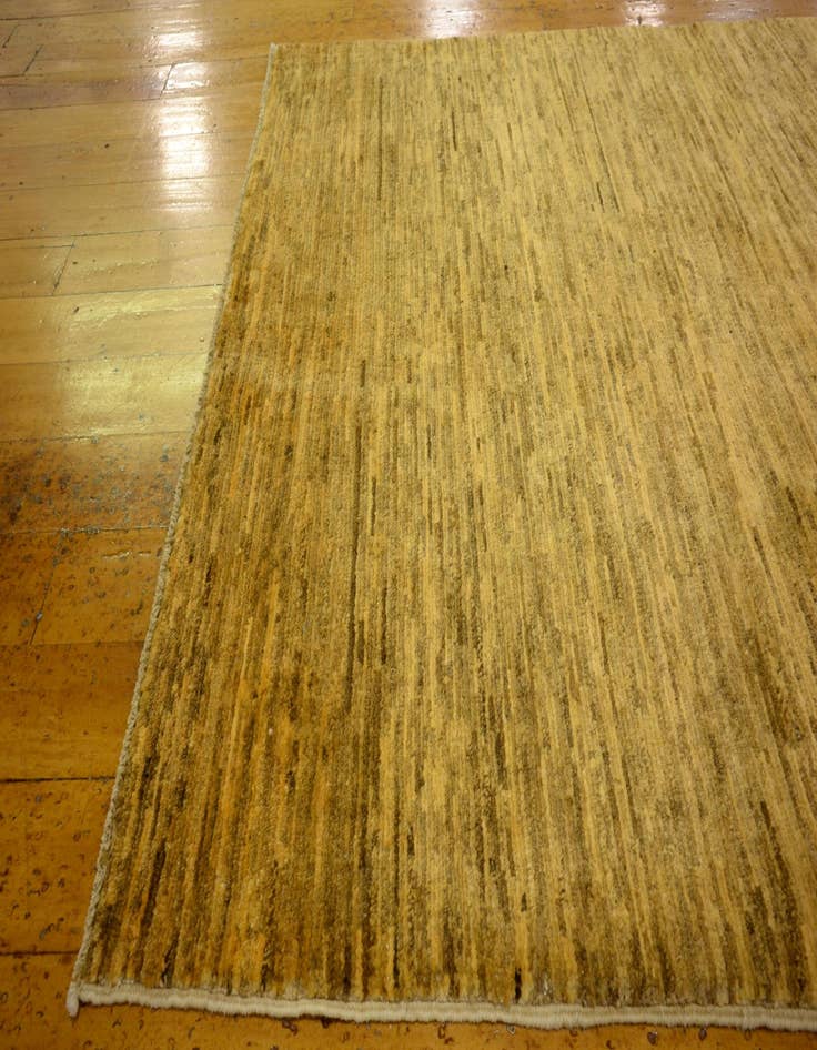 Detail image of  3' 4 x 4' 10  Hand Knotted Modern Ziegler Oriental Rug