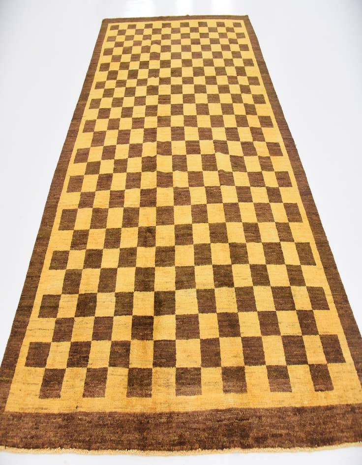 Detail image of  6' 4 x 9' 8  Hand Knotted Modern Ziegler Rug